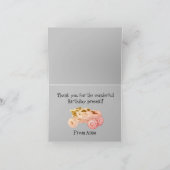 Smile Monster Truck Rally Verjaardagsfeestje Bedankkaart (Binnen)