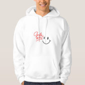 Smile More! Positive Vibes Hoodie  (Voorkant)