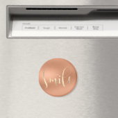 Smile Motivatie Roos Champaign Copper Gold Magneet (Insitu (Vaatwasser))
