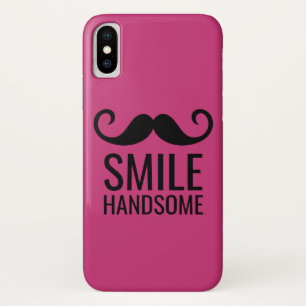 SMILE & Mustache op OM HET EVEN WELKE Hoesje van d