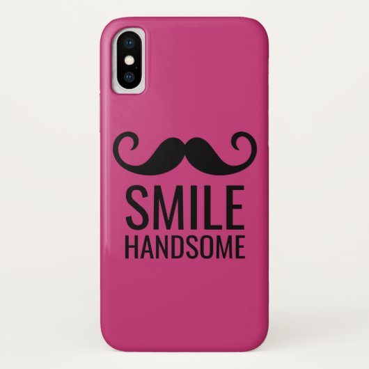 SMILE & Mustache op OM HET EVEN WELKE Hoesje van d (Achterkant)