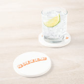 'SMILE'-Onderzetter Zandsteen Onderzetter (Zijkant)