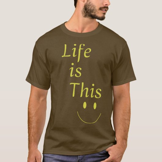 Smile-ontwerp T-shirt (Voorkant)