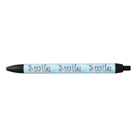 Smile-pen Zwarte Inkt Pen (Voorkant)