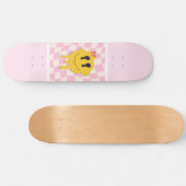 smile pink  persoonlijk skateboard (Horizontaal)