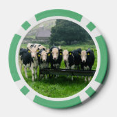 Smile please! Cute and fun cows Poker Chips (Achterkant)