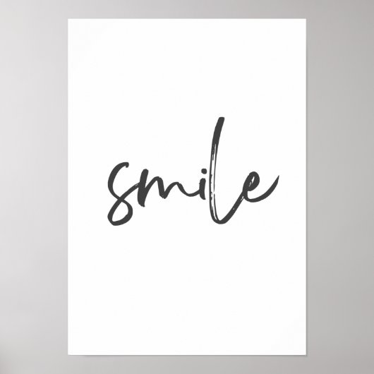 Smile Poster – Positive Energie für dein Zuhause (Voorkant)