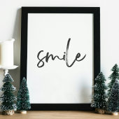 Smile Poster – Positive Energie für dein Zuhause