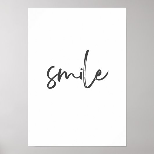 Smile Poster – Positive Energie für dein Zuhause (Voorkant)