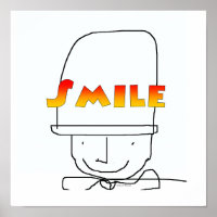 Smile Poster Print