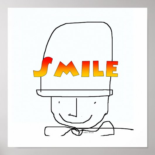 Smile Poster Print (Voorkant)