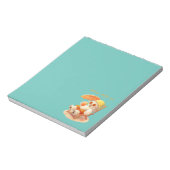 Smile Pup: Beach Mode On Smiling Bichon Frise Notitieblok (Linkerzijde)