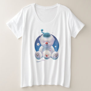 Smile Pup: Ijs Shaver Droomland & Ijsbeer Grote Maat T-shirt