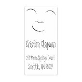 Smile Return Address Stamp Rubberstempel (Afrduk)