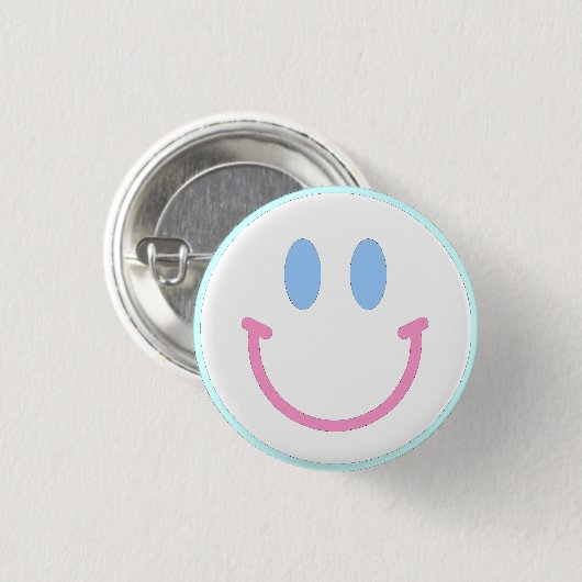 Smile Ronde Button 3,2 Cm (Voorkant /achterkant)
