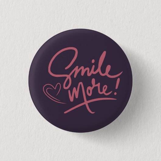 Smile ronde button 3,2 cm (Voorkant)