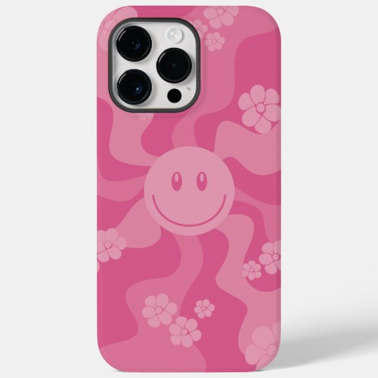 Smile - Roze Case-Mate iPhone Case (Achterkant)