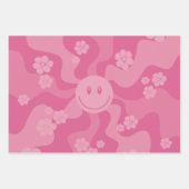 Smile - Roze Inpakpapier Vel (Voorkant 2)