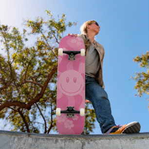 Smile - Roze Persoonlijk Skateboard