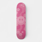 Smile - Roze Persoonlijk Skateboard (Voorkant)