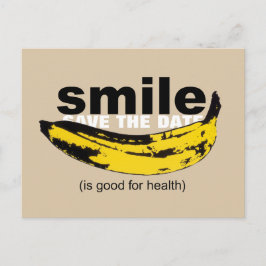 Smile Save the Date 50th Birthday Briefkaart