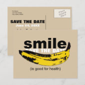 Smile Save the Date 60th Birthday Briefkaart (Voorkant / Achterkant)