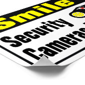 Smile Security Camera in Use Poster (Hoek)
