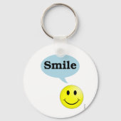 Smile-Smiley Face Sleutelhanger (Voorkant)