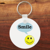 Smile-Smiley Face Sleutelhanger (Voorkant)