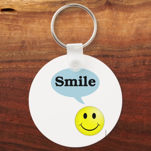 Smile-Smiley Face Sleutelhanger (Voorkant)