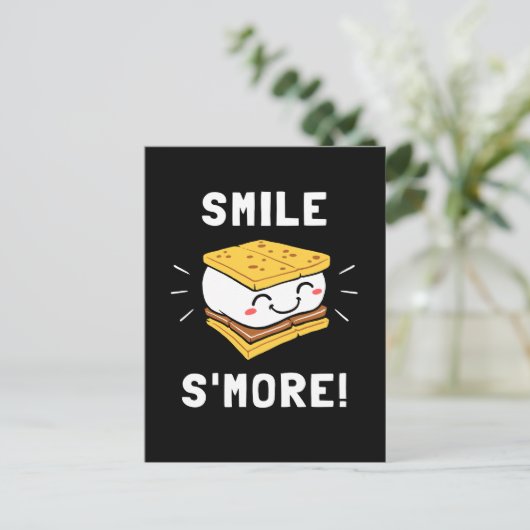 Smile S'more Briefkaart (Staand voorkant)