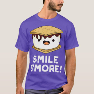 Smile Smore Cute Sweet Food Pun T-shirt