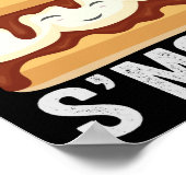 Smile S'more Funny Outdoors Camping Lovers Gift Poster (Hoek)