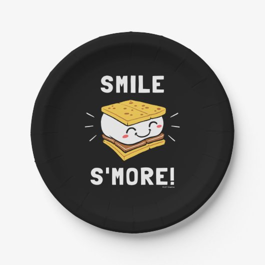 Smile S'more Papieren Bordje (Voorkant)