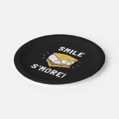 Smile S'more Papieren Bordje (Gekanteld)