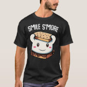 Smile Some More Cute Smores Camping Bonfire Marshm T-shirt (Voorkant)