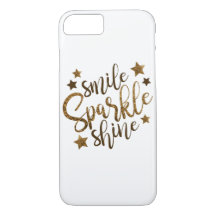 Smile Sparkle Shine Inspirerend Quote