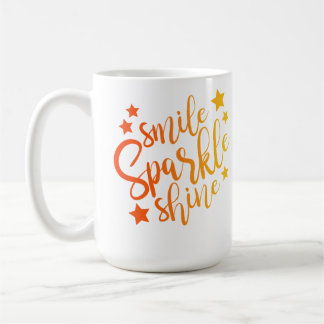 Smile Sparkle Shine Koffiemok