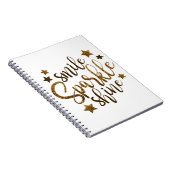 Smile, Sparkle, shine Notitieboek (Rechterzijde)