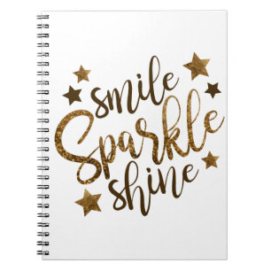 Smile, Sparkle, shine Notitieboek