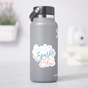 Smile Sparkle Shine Waterdichte Sticker