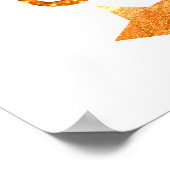 Smile Sparkle Shine White Gold Poster (Hoek)