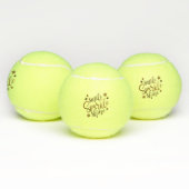 Smile Sparping Shine Black Gold Custom Tennisballen (Multi)