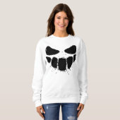 Smile Spooky Face Happy Halloween Trui (Voorkant volledig)