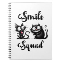 Smile Squad met grappige katten ontwerp