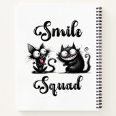 Smile Squad met grappige katten ontwerp Notitieboek (Achterkant)