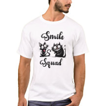 Smile Squad met grappige katten ontwerp