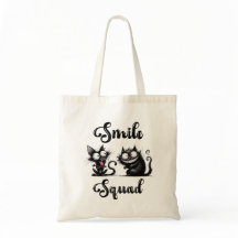 Smile Squad met grappige katten ontwerp