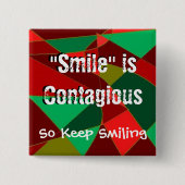 Smile Square Button (Voorkant)