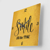 Smile Square Wall klok (Hoek)